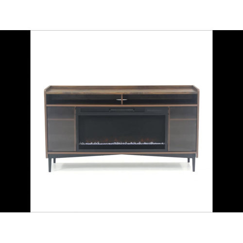 Ivy Bronx Gutierrez TV Stand for TVs up to 60" with Fireplace Included